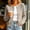 Brown, variant on Wovilon Women's Cable Knit Cardigan Sweater with Crew Neck and Button Front, Long Sleeve Soft Stretch Fabric, Solid Color Cozy Open Front Knitwear for Fall