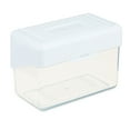 thumbnail image 4 of Pen+Gear Desktop Storage Box, 3" x 5", White, Plastic Storage Organizer For Home & Office White, 4 of 8