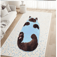 thumbnail image 6 of Adult Soft Sleeping Bag – Plush Cat Envelope Sleeping Bag for Camping, Sleepovers & Home Lounging, Washable Warm Blanket 69x31 IN, 6 of 6