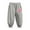Gray, variant on ZACPNCV Kids Boys Girls Sweatpants Cute Heart Printed Solid Color Elastic Waist Sweatpants Sports Pants Valentine's Day Spring Summer Clothes Black 2-3 Years