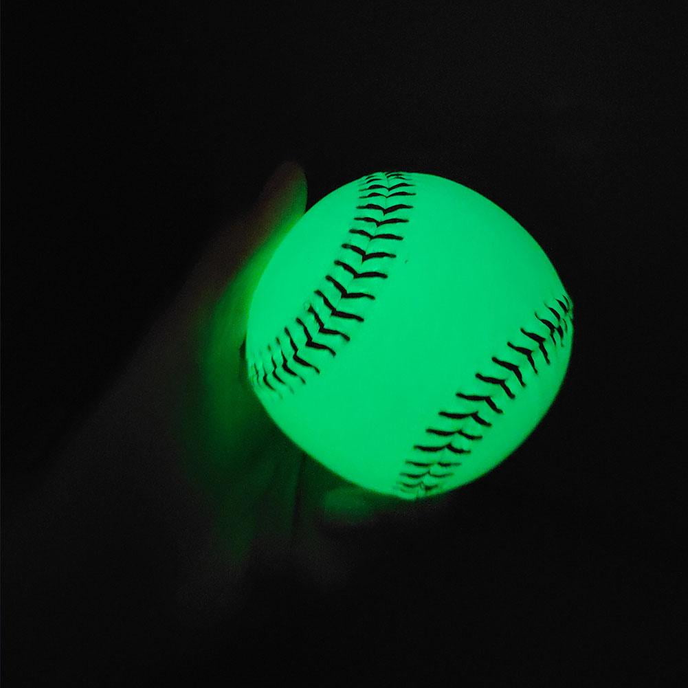 3 Pack Glow in The Dark Baseball, Official Size 9 Inch Light Up Balls for Night Training, Hard Wood Core, Outdoor Sports Gift for Boys Girls