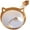 Brown, variant on Instinct Basket, Handwoven Cat Baskets, Boho Cotton Rope Cat Bed for Indoor Cats, Round Scratchable Breathable Weave Pet Nest with Removable Cushion & Cat Ear Handles for Cats Puppies
