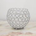 thumbnail image 5 of Candelabro de bola de cristal de hierro galvanizado para fiesta, boda, candelabro creativo, jarrón hueco, candelabro, taza, 5 of 5