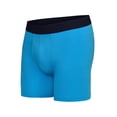 thumbnail image 6 of Wrangler 6" Active Cotton Stretch Mesh Boxer Briefs for Men, Small, Navy/Azure Blue/Charcoal, 6-pack, 6 of 7