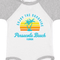 thumbnail image 4 of Inktastic Summer Enjoy the Sunshine Pensacola Beach Florida in Blue Boys or Girls Baby Bodysuit, 4 of 5