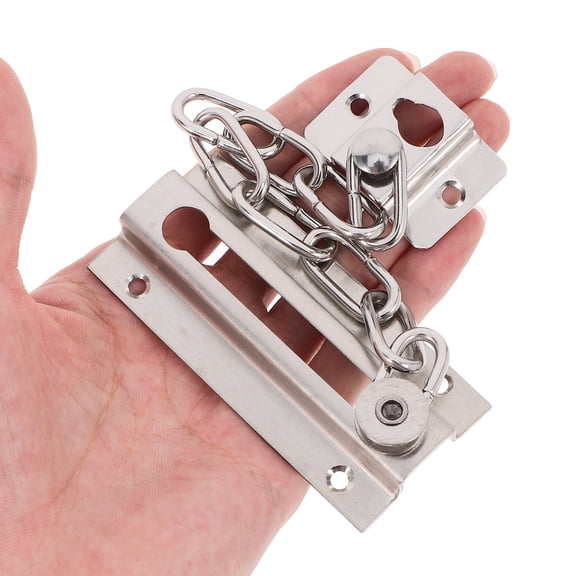 WEUVEB Metal Door Chain Lock for Doors with Easy Installation and Enhanced Protection