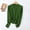 #100-Green, variant on Craaazy Womens Tops Long Sleeve V-Neck Fall Winter Thermal Shirts Soft Base Layer Tops Solid Color Base Layer Blouses Gifts For Women