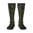 thumbnail image 2 of Picia Women Crew Soft Moisture-wicking Socks Pineapples Pattern Design Cotton Socks, One Size fit All, 2 of 9