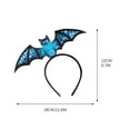 thumbnail image 3 of Fiudx Diadema de Halloween, Accesorio Divertido para Fiestas, Diseño de Color Sólido, Cómoda y Ligera, Accesorio de Cosplay Único, Perfecta para Mascaradas y Carnavales, 1 Juego, 3 of 4