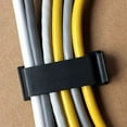 thumbnail image 2 of Pinzas autoadhesivas para gestión de cables SOULWIT, 50 unidades (negras), 2 of 7