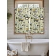 thumbnail image 4 of Cartoon Tractor Living Room Curtains 2 Panel, Cute Green Digger Shovel Truck Rustic Cafe Window Treatment, Farmhouse Bedroom Bathroom Kitchen Curtains Drapes 104"x45", 4 of 6