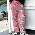 thumbnail image 4 of Navidad Sanrio Hello Kitty Pijamas Pantalones Unisex Otoño e Invierno Pijamas de franela cálidos Calabaza de moda 2000 Ropa para el hogar de dibujos animados, 4 of 4