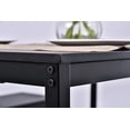 thumbnail image 5 of 3 Piece Dining Set with 2 Benches, Modern Small Dining Table Set for 4, 29.9" Height Saving Space Kitchen Table Sets for Kitchen Bar Breakfast Nook, JA1631, 5 of 7