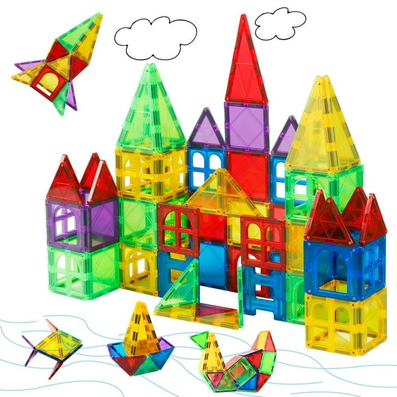Bloques de construcción magnéticos MAGBLOCK 66 unidades para niños mayores de 3 años