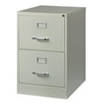 thumbnail image 3 of Hirsh 25" Deep 2 Drawer Legal Width Metal Vertical File Cabinet, Commercial Grade, Gray, 3 of 5