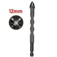 thumbnail image 4 of Cross Hexagon Tile Glass Cement Metal Ceramic Wood Plastic Hole Saw Triangle Alloy Drill Bit Size 3Mm 4Mm 5Mm 6Mm 8Mm 10Mm 12Mm 12Mm Smile Home, 4 of 9