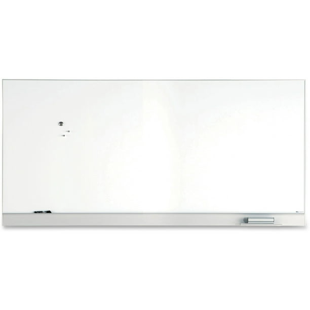 Iceberg Dry Erase Board, Coated Steel, 96 x 46, Aluminum Frame