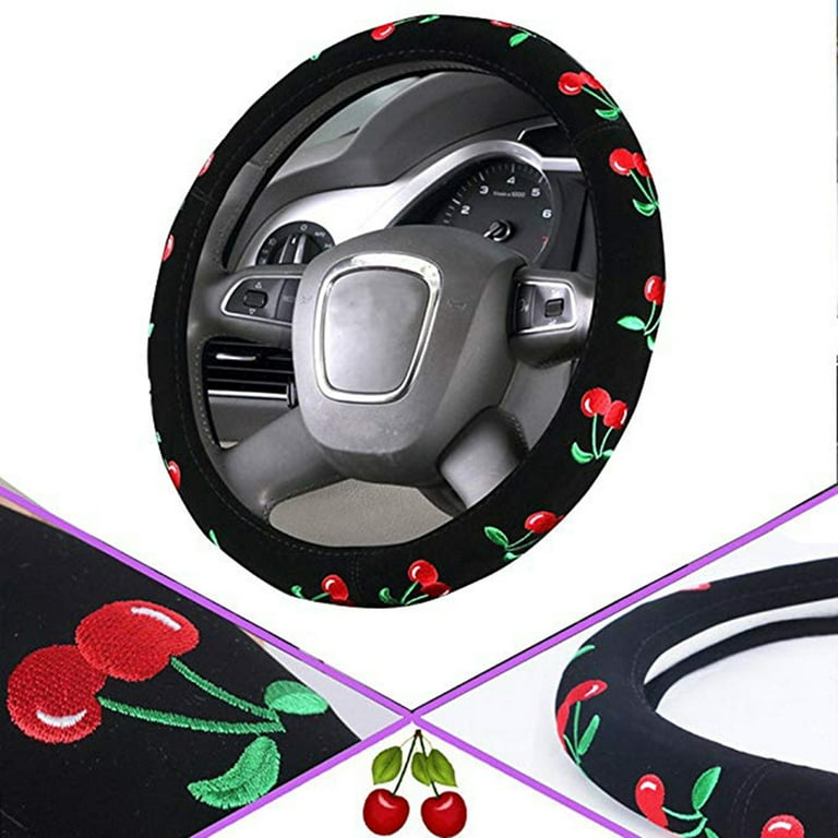 Cherry steering wheel cover outlet