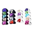 thumbnail image 2 of Cubierta de cabeza de hierro de golf de 9 piezas con números gigantes para un fácil reconocimiento de la cubierta de la cabeza del club blanco Zulema Cubierta de la cabeza de los hierros de golf, 2 of 8