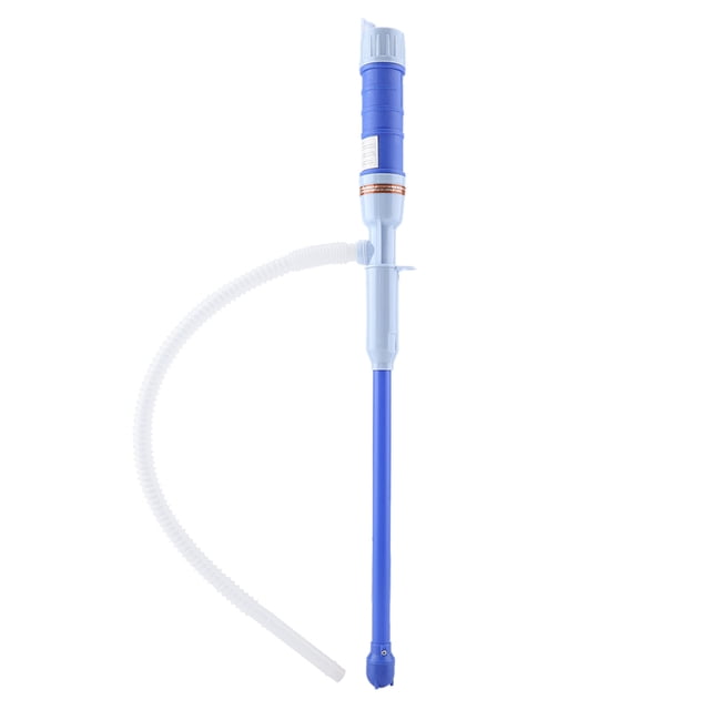 Bomba eléctrica portátil de transferencia de líquidos para diésel, aceite y agua (azul)