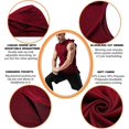 thumbnail image 2 of Débardeurs de Musculation Sans Manches pour Hommes, Rouge, S, 2 of 2