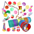 thumbnail image 1 of Juego De Plumas  Bloosom Con Campana Para Gatos, 22 Unidades Multicolor, 1 of 5