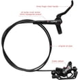 thumbnail image 6 of ZTZ 4-Piston Mountain Bike Hydraulic Brake Set, Front 850mm and Rear 1600mm Hydraulic Disc Brake Kit with PM/is Adapter, Fits for eBike, MTB and BMX (Left Rear), 6 of 8