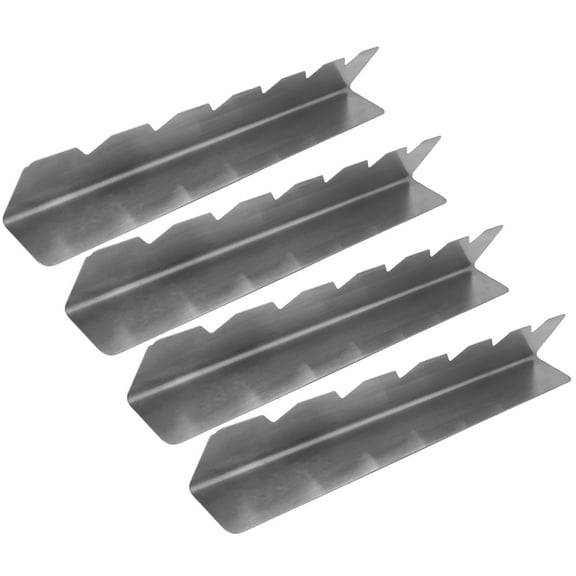 4 Pcs Stainless Steel BBQ Skewer Rack, Grill Skewer Holder for Grill, BBQ Skewer Stand, Meat Skewer Holder, Flat Base for Skewers, Ideal for Barbecue Cooking