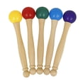 thumbnail image 4 of Soidarity Cuenco de cristal sólido, palo para golpear con anillo de goma, cuencos de música Musical de percusión, mazo, palos para golpear, Type3 NO3, 4 of 6