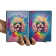 thumbnail image 3 of Hippie Poodle Portrait oil painting Watercolor Tie-dye Vintage Travel Passport Wallet Poodles Dog Lover Gifts Idea PU Leather Passport Holder Cover - 00015, 3 of 5