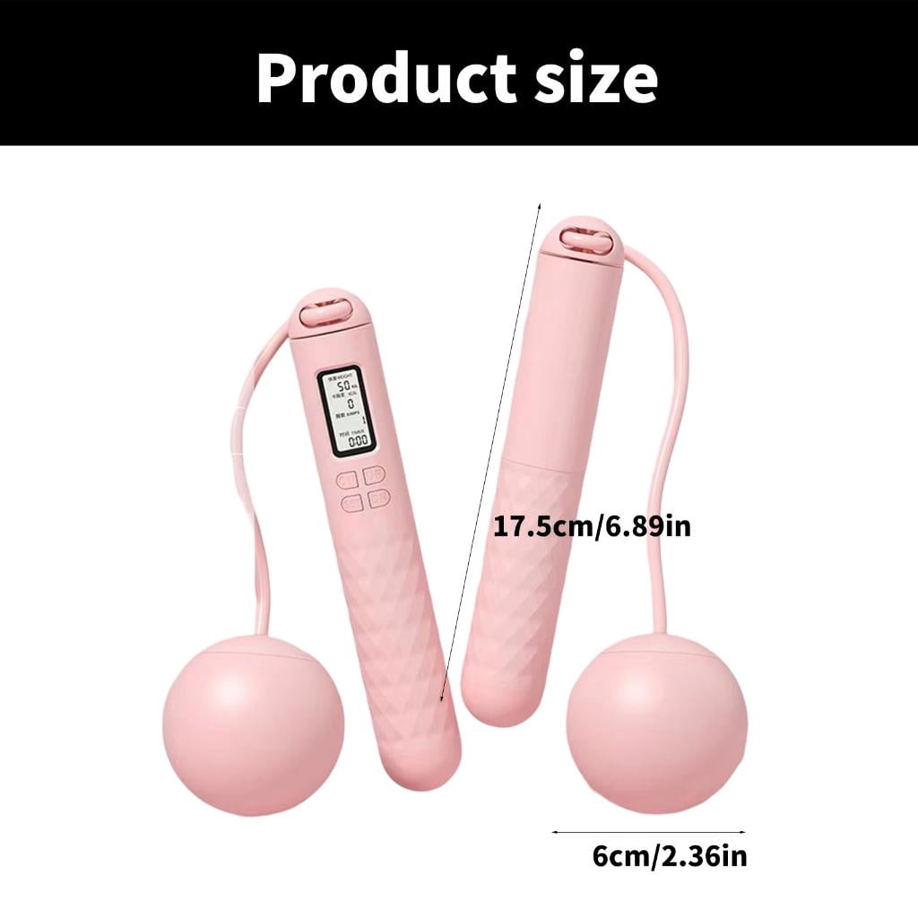 Yihuala Electronic Counting Jumping Rope Indoor Sports Jump Rope Digital Skipping Rope for Fitness Exercise and Weight Lose