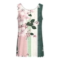 thumbnail image 5 of Rciityk Tank Tops for Women Summer Round Neck Sleeveless Tunic Shirts Casual Loose Fits Floral Print Blouses, 5 of 5