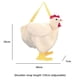 thumbnail image 2 of Bolso de pollo bolso de pollo bolso cruzado de gallina esponjoso bolsos de felpa bolso de hombro de dibujos animados para mujeres, 2 of 5