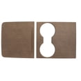 thumbnail image 3 of Reemplazo de la cubierta del panel de la taza de agua de la consola central de 2 piezas para Tesla Model 3 Y 2021-2023 Estilo de grano de madera, 3 of 5