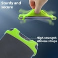thumbnail image 5 of Bike Phone Holder, Silicone Motorcycle Phone Mount - Universal Bicycle Cell Phone Holder for 4.7" - 6.8" Adjustable Detachable Tool Free Install, Compatible iPhone & Android - Green, 5 of 6
