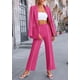 thumbnail image 4 of Traje PRETTYGARDEN Otoño Conjunto de 2 Piezas Blazer Oversize y Pantalones Palazzo Talle XL, 4 of 8