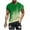 Green, variant on WREESH Men's Short Sleeve Round Neck T-Shirts Casual Print Summer Fitness Tops Black