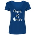 thumbnail image 1 of Maid of Honor Womens V-Neck Tee, 1 of 1