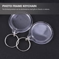 thumbnail image 4 of IFANLANDOR 100 Pcs Cadre Photo Keycharm Acrylique et Fer pour Usage Décoratif, 4 of 8