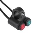 thumbnail image 2 of Herwey 22mm Universal Motorcycle Handlebar Headlight Brake Fog Lights Horn Dual Control Button Switch, Double Control Button Switch, Motorcycle Fog Lights Switch, 2 of 5