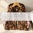 thumbnail image 4 of RFQWOVSR Girls Leopard Print Faux Fur Hooded Jacket with Bow Tie Zip Up Winter Coat, 4 of 6