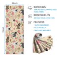thumbnail image 2 of Pugs and Pioneer Flower Hot Yoga Mat Towel Non Slip for Hot Yoga - Quick-Drying Yoga Mat Cover with 4 Corner Pockets with Travel Bag - Hot Yoga Towel Non Slip 74"x26", 2 of 6