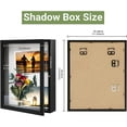 thumbnail image 3 of Muzilife 11 in x 14 in Black Shadow Box Picture Frame, 3 of 9
