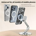 thumbnail image 2 of 360 Rotating Magnetic Phone Holder Stand Vacuum Magnetic Stand Strong Magnet for Phones and Tablets Portable & Adjustable Viewing Angles for Hands-Free Use, 2 of 9