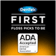 thumbnail image 4 of DenTek Comfort Clean Sensitive Gums Floss Picks, Soft & Silky Ribbon, 150 Count, 4 of 13