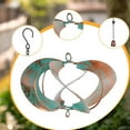 thumbnail image 6 of Metal Rain Chain Downspout Rotating Water 200cm Outdoor Drainage for Garden Patio Lawn, 6 of 9