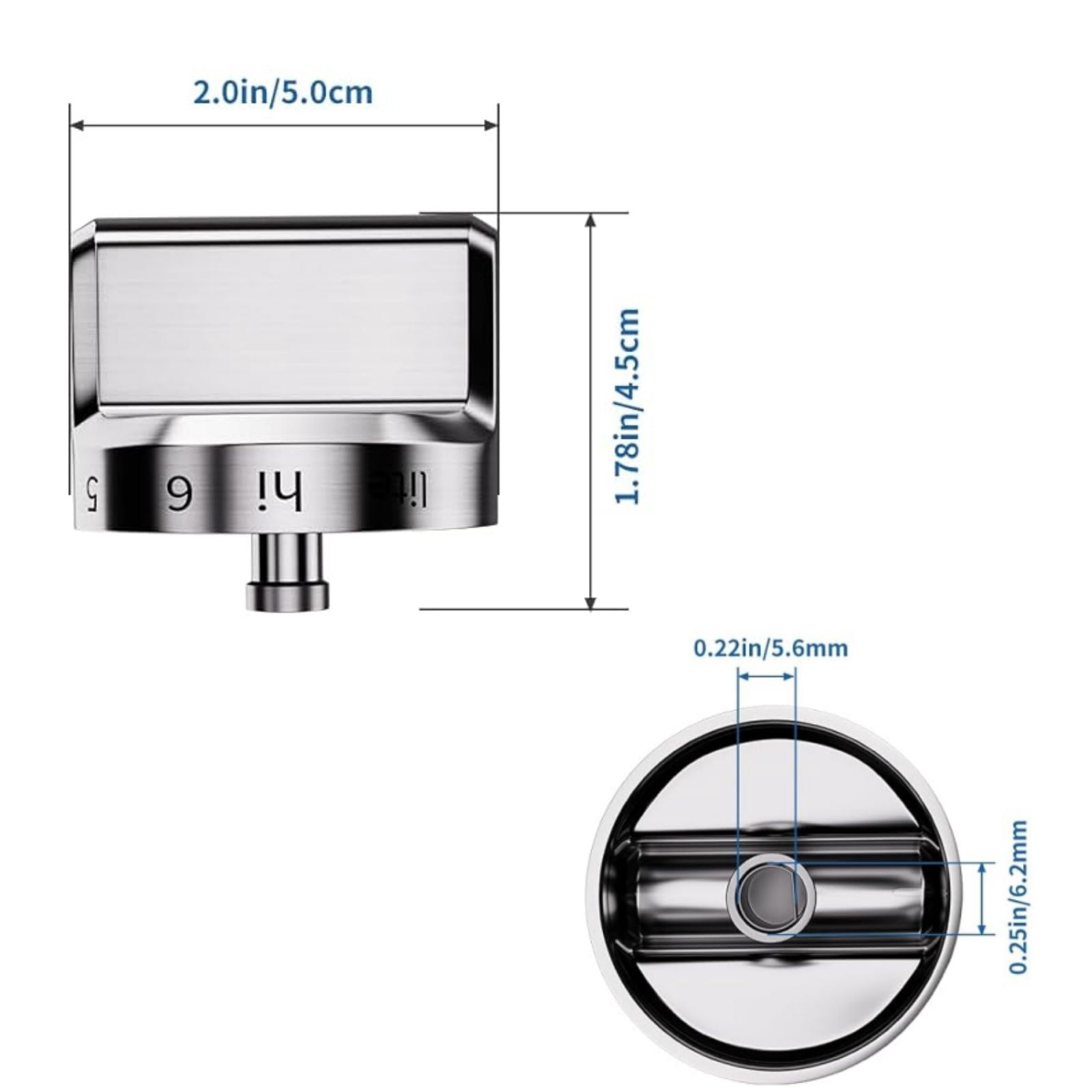 APPLAYERR Heat-Resistant Oven Knobs for Frigidaire - Stylish, Practical & Easy to Maintain