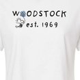thumbnail image 3 of Peanuts - Woodstock 1969 - Juniors Cropped Cotton Blend T-Shirt, 3 of 6