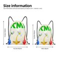 thumbnail image 2 of Zufioo Sac de Sport Imprimé Pikmin Sac de Gym à Ficelle Lavable en Machine Sac à Dos à Ficelle Robuste pour Hommes Femmes-Petit, 2 of 6