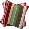 Mainstays Decorative Multistripe Pillows, Dark, 2pk